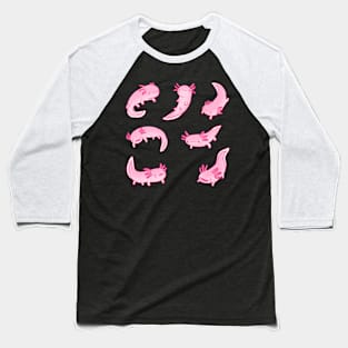 Cute axolotls pack Baseball T-Shirt